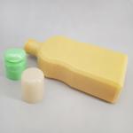 Yellow 200ml HDPE Plastic Bottle For Body Lotion Shower Gel