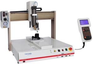 China Benchtop Automated Dispensing Machines Glue Dispenser Robot factory