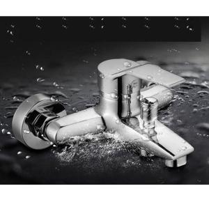 China 2.2 GPM Ceramic Disc Bath Faucet Stainless Steel Sink Faucet factory