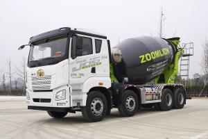 China Jiefang Concrete Cement Mixer Truck 13890 Kg Diesel Concrete Mixer For Truck factory