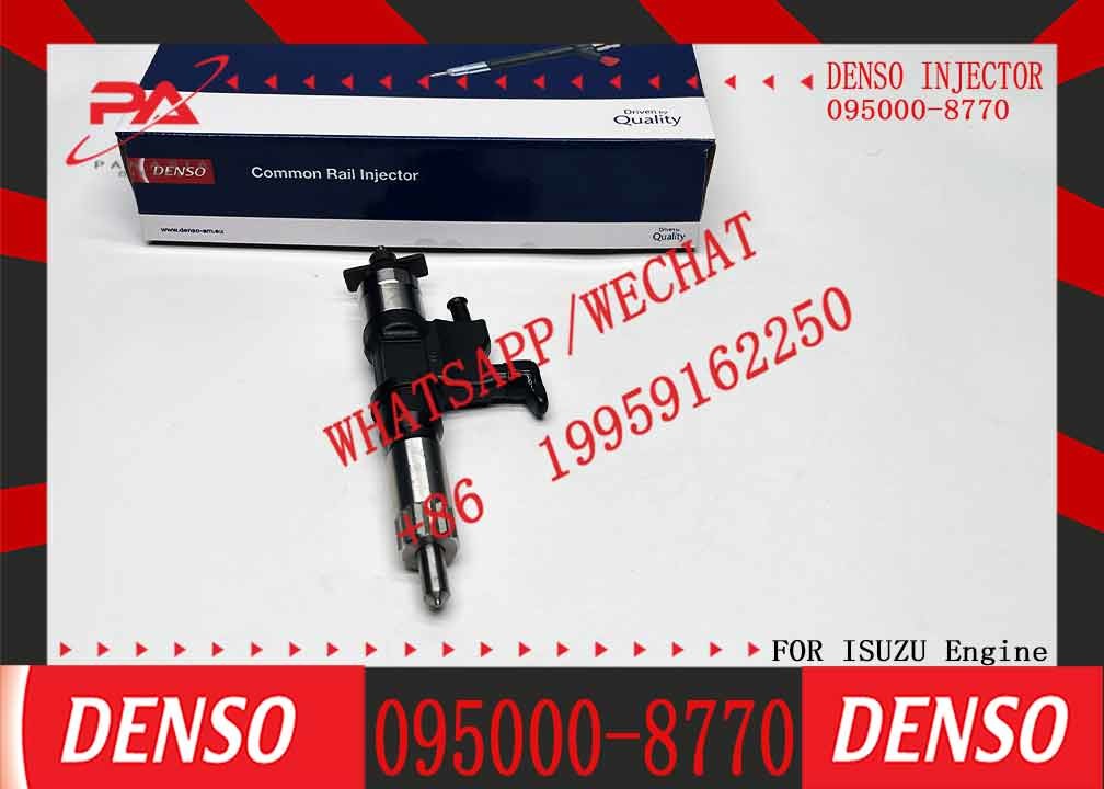 Genuine Diesel Common rail fuel injector 095000-8770, 095000-8771, 095000-8100, VG1038080007, VG1096080010