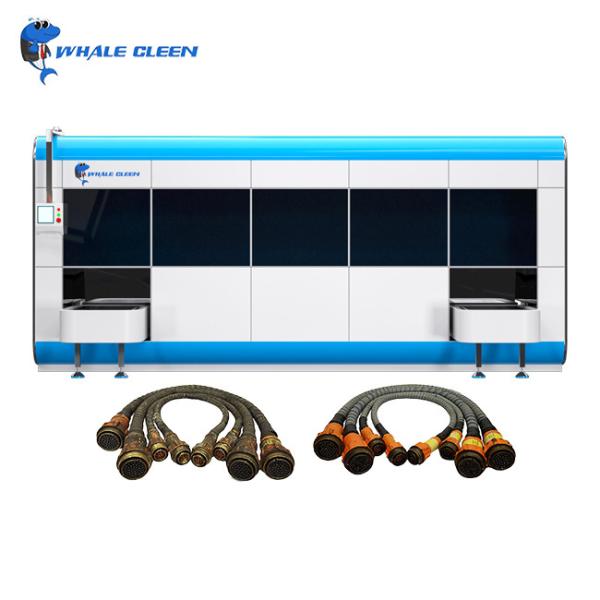 Six Tank Industrial Ultrasonic Cleaner , Hydrocarbon Vacuum Automatic Ultrasonic