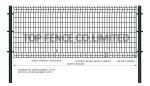 3D wire mesh fence panels