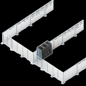 China Hygienic Livestock Farm Equipment Galvanized Steel Fattening Pigs Cage factory