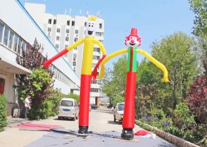 China Inflatable Advertising Props , Colorful Dancer Man With Logo Painting Service factory