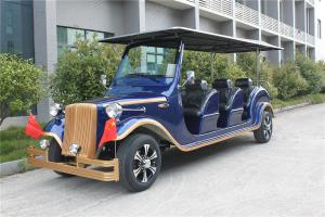 China Battery Operated Custom Electric Golf Carts , 6 Person Classic Motorised Golf Trolley factory