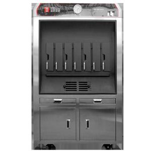 China Excellent Thermal Insulation Charcoal Fish Grill Machine With Customized Logo factory
