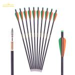 Hunting Arrows Id .300" ,7.62mm 18/20/22" 0.001" Straightness Cross Woven Fiber