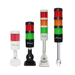 China 2835 Light Source Tower Stack Lights Multilayer Signal Warning RYG With 95dB Buzzer IP54 factory