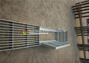 China House Drain Hot Dipped Galvanized Steel Grating 24 - 200mm Cross Bar Pitch factory