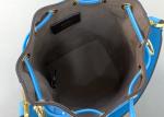 3D Effect Blue Bucket Bag , Psychedelic Crossbody Bucket Bag
