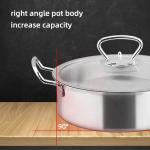 Factory Wholesale Stainless Steel Cooking Soup Stock Pot Thickened Compound