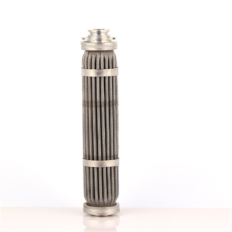 316 Ss Pleated Filter Cartridge High Flow Oil Water Separation Corrosion Resistance
