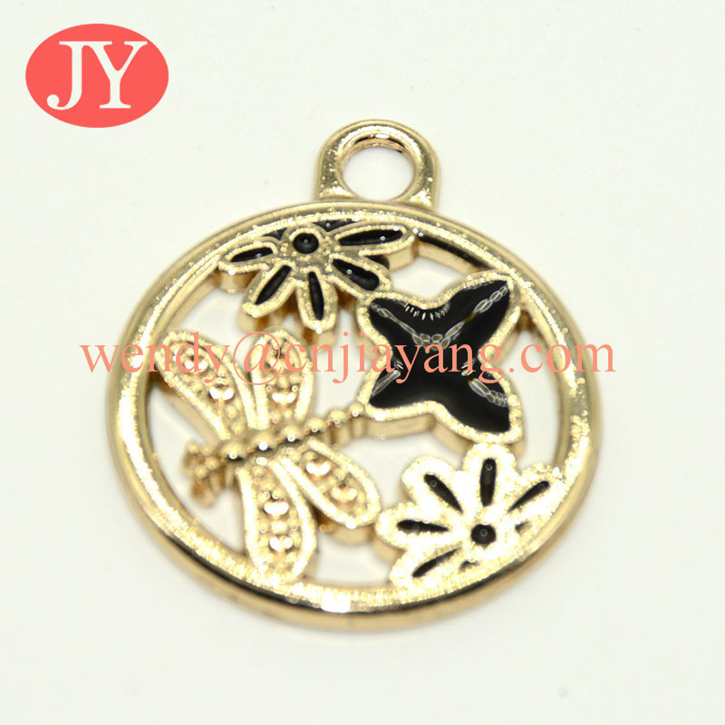Custom metal logo bag tags, customized metal logo