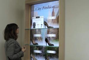 China different color Digital Interactive Showcase Information Interaction For Fashion Promotion factory