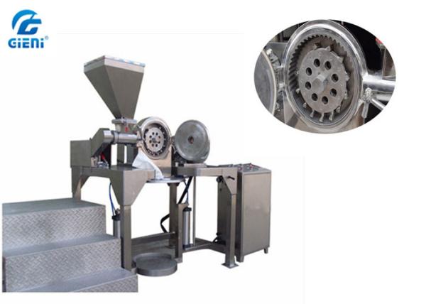 Screw Feeding Type Cosmetic Powder Crusher With 12 Hammers , Stainless Steel