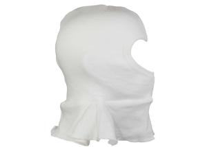 China Cotton White Balaclava Face Cover , Sedex Audit Wrinkle Free Full Face Balaclava factory