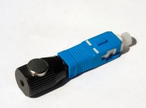 China SC circular bare fiber adapter factory