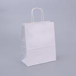 Take Away Food Packaging Kraft Paper Bag with Your Own Logo Custom Recyclable
