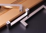Polished Brushed Stainless Steel Door Handles Full Zinc Smooth Surface