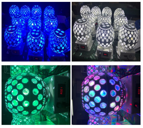 3x8W Led Crystal Magic Ball Light Special Effects Lighting AC100-240V 50Hz/60Hz