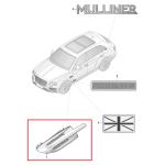 For Bentley Bentayga 2017-2020 Front Right Fender Chrome Emblem Air Grille OEM