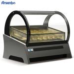 White 650L Ice Cream Scoop Display Freezer , Freestanding Commercial Gelato