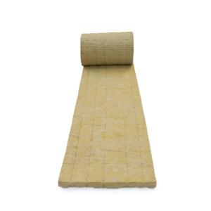 China High Quality Stone Wool Roll Insulation Material Mineral Wool Blanket With Wire Steel factory