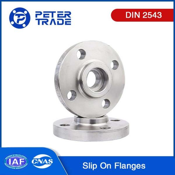 DIN 2543 PN16 Stainless Steel Pipe Flanges Fittings Carbon Steel Slip On Flanges