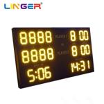 1.6mm Thickness Fr4 Pcb Digit Electronic Tennis Scoreboard In Amber