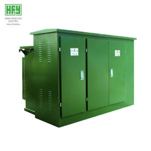 China Fully enclosed low loss Combined pad mounted transformer prefabricated substation factory