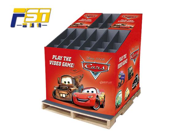 Durable Eco - Friendly Cardboard Pallet Display , Beautiful Paper Pallet Display