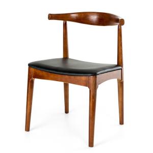 China CE SGS Antique Wooden Throne Chair Eco Friendly Wooden Leather Dining Chairs factory