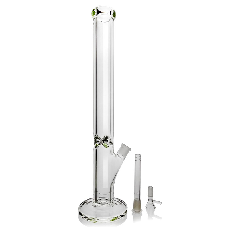 Straight Type 9mm Percolator Ice Bong Pipe Simple Design Downstream Diffuser