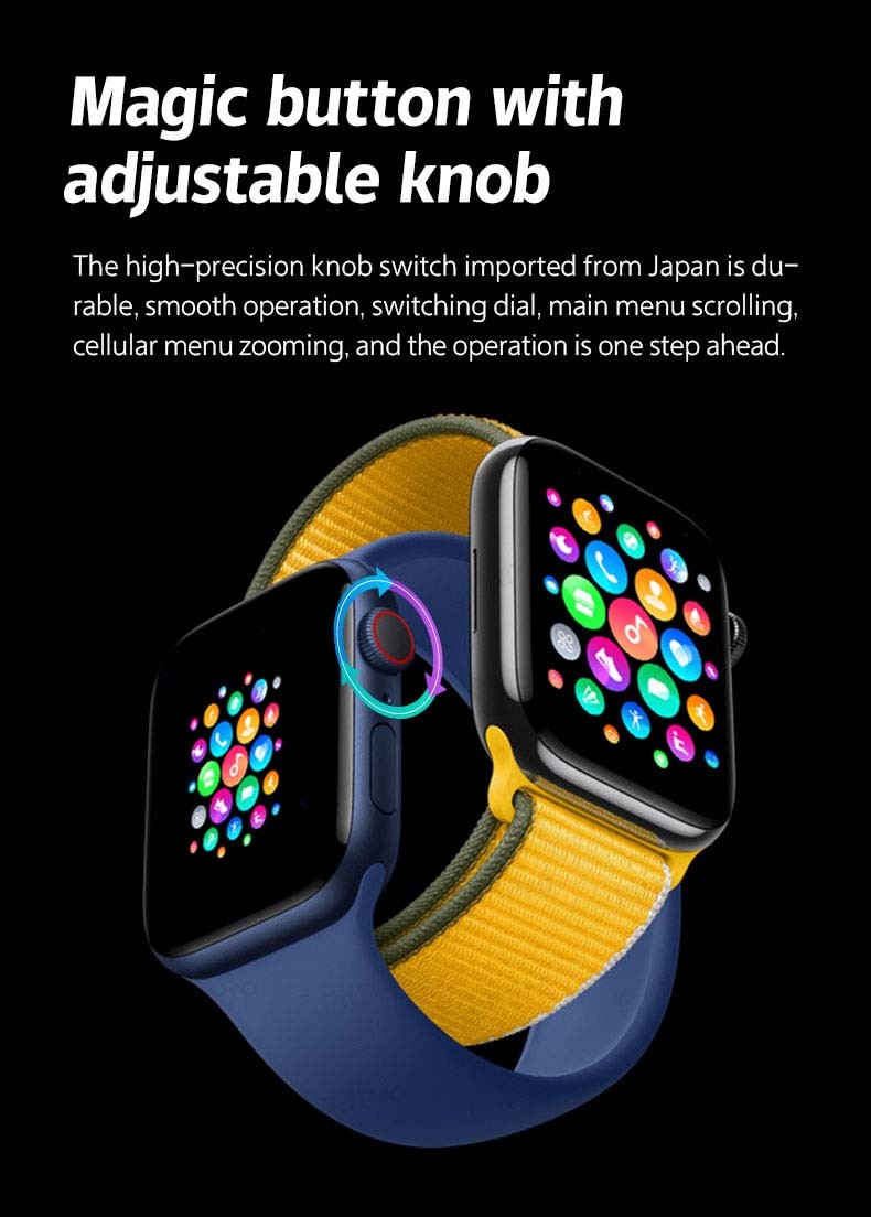 HW22 ProMax Fitness Tracker Smartwatch For Wireless Charging