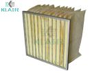 Fiberglass Pocket High Temperature Air Filter M5 To F9 Low Pressure Drop