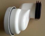 4 Inch Toilet Offset Drain Connector , PP Offset Toilet Connector Precision