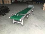 Motorized Movable PVC Aluminum Frame Belt Conveyor
