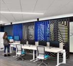 Easy Install PET Acoustic Room Dividers Partition Cubicle Divider Screen