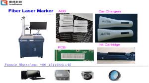 China 30W Air Cooling Fiber Laser Printing Machine For Glasses / Clocks / Watches factory