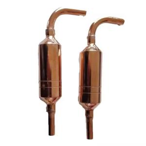China New Copper Filter Dryer With Bent Tube For Fridge &amp; HVAC Refrigeration Replacement Parts factory
