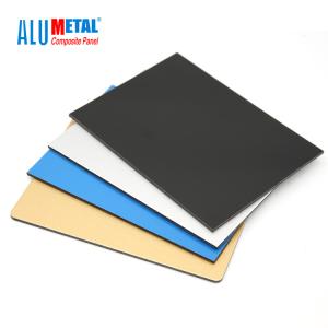 China 4mm LDPE Core PE Aluminum Composite Panel ACP Sheet Fireproof Door Decoration 1500mm factory
