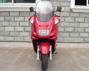 China Kick Start Adult Motor Scooter 12 Inch Rim With Chromaticity Double Rear Shock factory