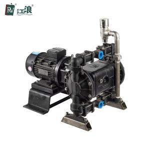 China Diy Fuel Electric Motor Diaphragm Pump Fluids Abrasive Transfer 1 Inch factory