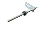 Double ended bolt Hanger Bolt With stainless steel plate for metal roof with