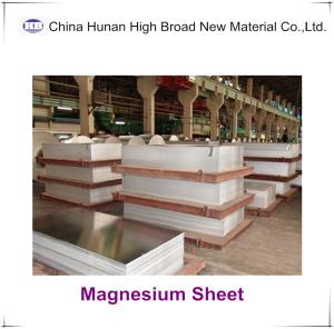 China Magnesium Alloy Magnesium Photoengraving Plate AZ31 AZ91 ZK60 WE43 Plate Sheet factory