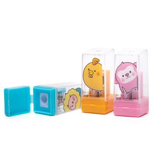China Cartoon Chicken Monkey Handheld Pencil Sharpener factory