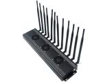 Desktop 10-50M Antenna Mobile Phone Signal Jammer For Gas Stations