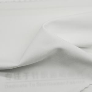 China Undershirt Cloth Recycled Polyester Spandex Fabric 0.47mm Woven 160GSM factory