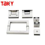 Stainless Steel 90 Degree Glass Shower Hinge Brass Shower Door Pivot Hinge for